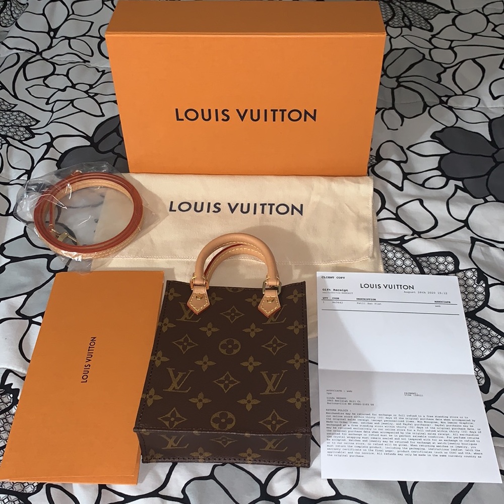 💫New Louis Vuitton monogram Petit Sac Plat - Picture 2 of 12
